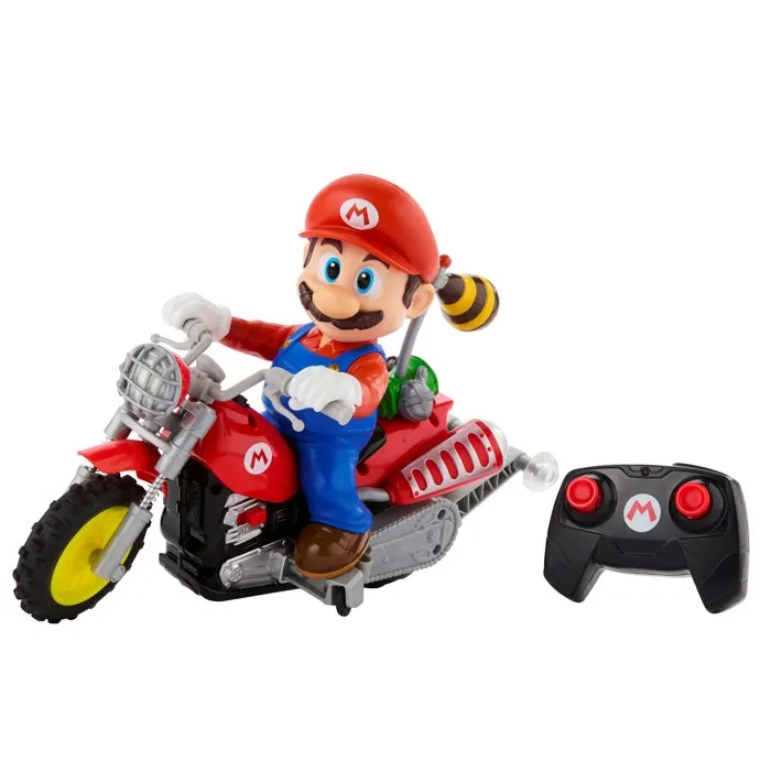 Hot Wheels Voiture radiocommandée motocross Mario pour enfants