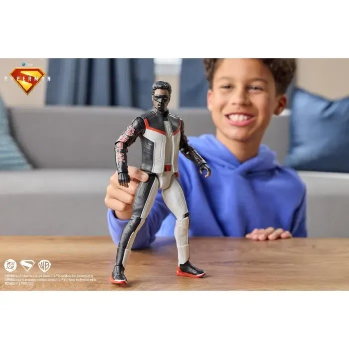 Spinmaster Figurine d'action Mr. Terrific Superman le film - 30 cm avec 11 points d'articulation - Jouet à partir de 4 ans