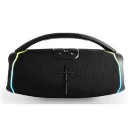 Energy Sistem HyperBeat Enceinte Bluetooth 80W IPX6 Noir - Haut-parleur Portable avec TWS, LED, MicroSD