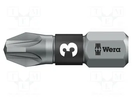WERA Embout de tournevis Pozidriv® PZ3 1/4 inch 25mm