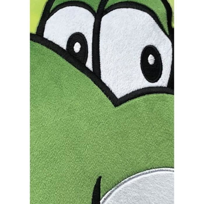 Mario Bros Coussin 3D Visage Yoshi Vert 40 cm
