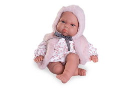 Antonio Juan - Poupée Tufi en tissu avec remplissage à billes et gilet - 34 cm