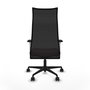 Piqueras y Crespo Chaise de Bureau Albacete Rose et Noir