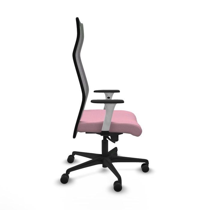 Piqueras y Crespo Chaise de Bureau Albacete Rose et Noir