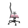 Piqueras y Crespo Chaise de Bureau Albacete Rose et Noir
