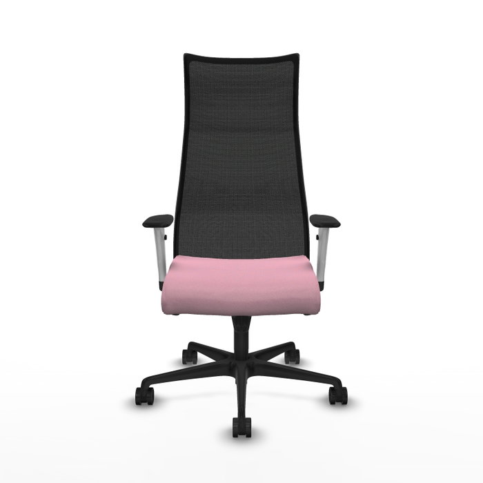 Piqueras y Crespo Chaise de Bureau Albacete Rose et Noir