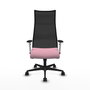 Piqueras y Crespo Chaise de Bureau Albacete Rose et Noir