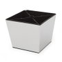Q&Q Pata Plastico Darak 100x100 H80 Chrome