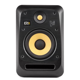 KRK V6 S4 Moniteur Studio 2 Voies Bi-Amplifié 155W Kevlar 6.5 pouces avec Tweeter 1 pouce et EQ DSP