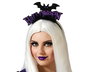 Diadème Halloween Chapeau Chauve-souris Noir pour Fête et Déguisement - Accessoire Décoratif