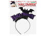 Diadème Halloween Chapeau Chauve-souris Noir pour Fête et Déguisement - Accessoire Décoratif