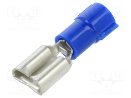 PANDUIT Connecteur plat femelle bleu 6,3mm