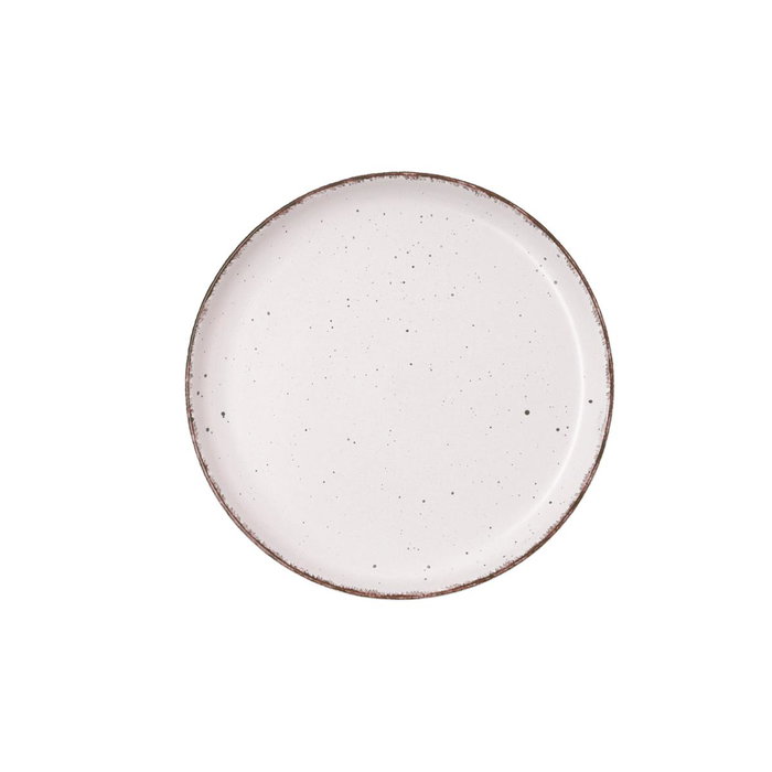 Quid Plato Postre Cerámico Duna 20x2,5 cm (12 Unidades)