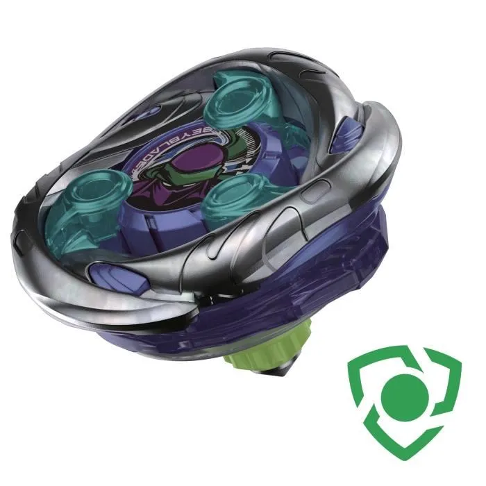 Hasbro Beyblade X Starter Pack Shadow Shinobi 1-80MN UX Toupie de Défense avec Lanceur dès 8 ans