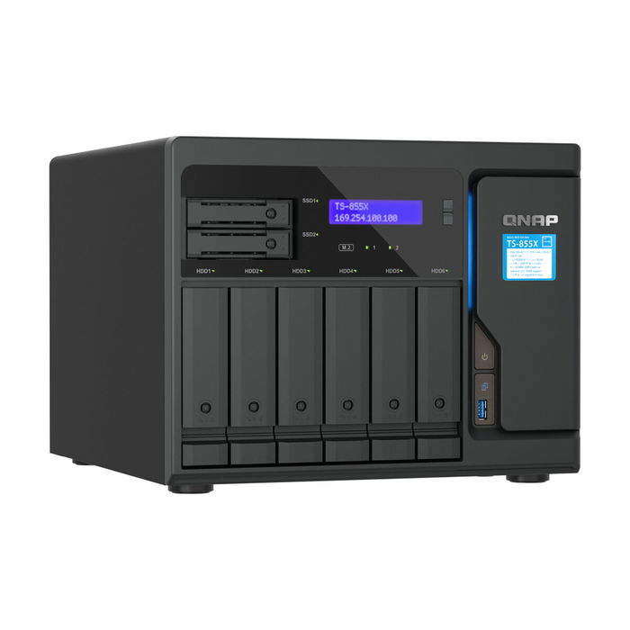 Stockage réseau Qnap TS-855X-8G Noir