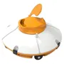 Bestway - Robot aspirateur autonome de piscine Frisbee - Nettoie les fonds plats, jusqu'à 15 m² - Autonomie 50-60 min, charge rapide