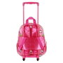 Karactermania Valise à roulettes pour enfant 34 cm Trolley 3D Funny Hello Kitty avec compartiment principal et poches latérales
