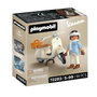 Playmobil Vespa 80 Aniversario 72283 - Figurine avec Scooter Classique Crème, Casque et Accessoires, Jouet Enfant +5 Ans