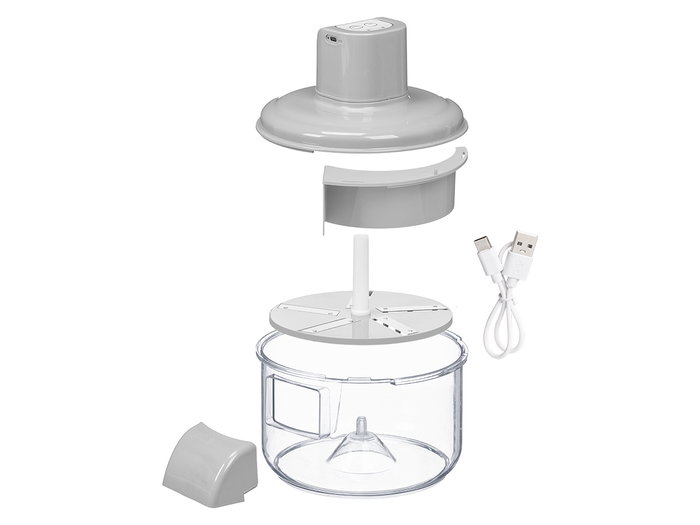ARGON Éplucheur Électrique Gris 600ml ARGON Éplucheur Électrique Gris 600ml