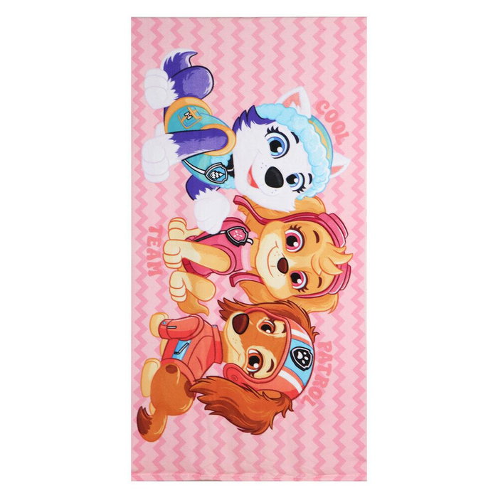 Paw Patrol Patrulla Canina - Set serviette de plage, sac et bonnet - Toalla: 70x140cm en polyester
