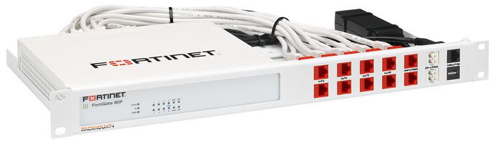 Rackmount IT RM-FR-T15 pour FortiGate 80F / 81F Rackmount IT RM-FR-T15 pour FortiGate 80F / 81F
