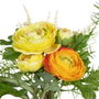 BigBuy Home Fleur décorative Vert Orange 20 x 20 x 32 cm