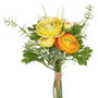 BigBuy Home Fleur décorative Vert Orange 20 x 20 x 32 cm