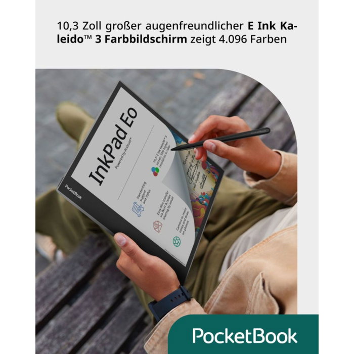 PocketBook InkPad Eo Gris, 10,3 pouces, 64 Go
