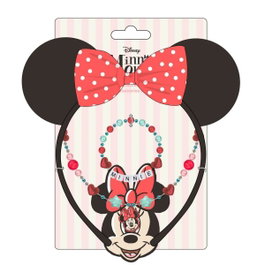 Cerdá Ensemble Collier et Bracelets Minnie Mouse Rose