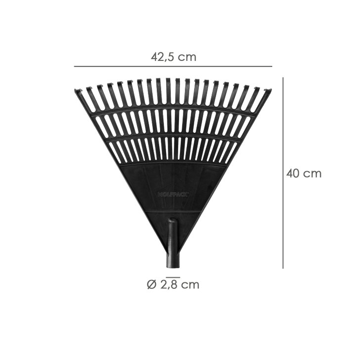 WOLFPACK LINEA PROFESIONAL Rastrillo Plastico Triangular