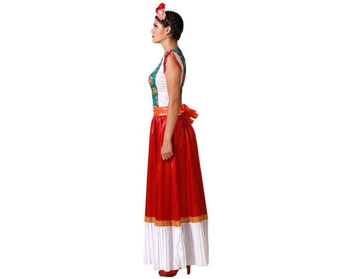 Atosa Déguisement Mexicain Robe Rouge Femme Adulte M-L Atosa Déguisement Mexicain Robe Rouge Femme Adulte M-L