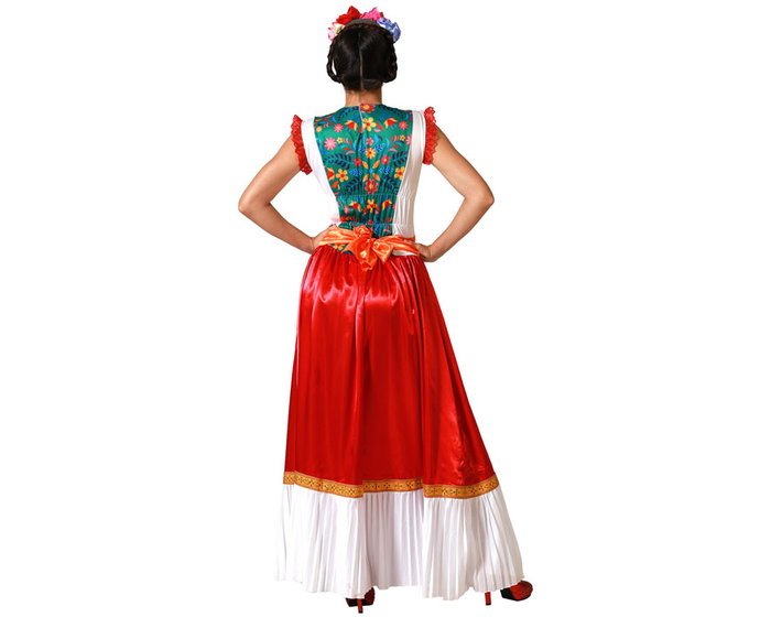 Atosa Déguisement Mexicain Robe Rouge Femme Adulte M-L Atosa Déguisement Mexicain Robe Rouge Femme Adulte M-L