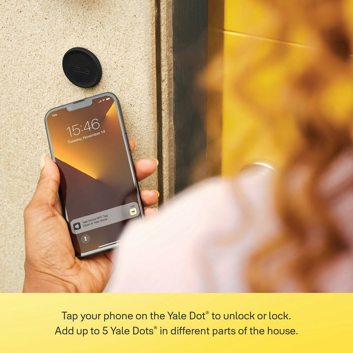 Yale Linus L2 Serrure connectée, Wi-Fi, Noir mat