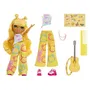 Rainbow High Jr High Rockband - Poupée de mode Sunny, 22 cm, tenue rock et accessoires, pour enfant dès 4 ans