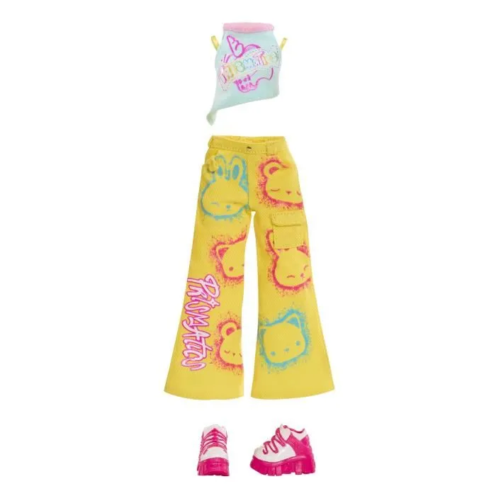 Rainbow High Jr High Rockband - Poupée de mode Sunny, 22 cm, tenue rock et accessoires, pour enfant dès 4 ans Rainbow High Jr High Rockband - Poupée de mode Sunny, 22 cm, tenue rock et accessoires, pour enfant dès 4 ans