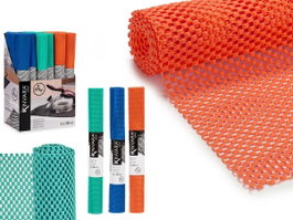 KINVARA Lot de 24 tapis antidérapants assortis Vert, Bleu et Orange