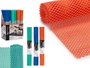 KINVARA Lot de 24 tapis antidérapants assortis Vert, Bleu et Orange