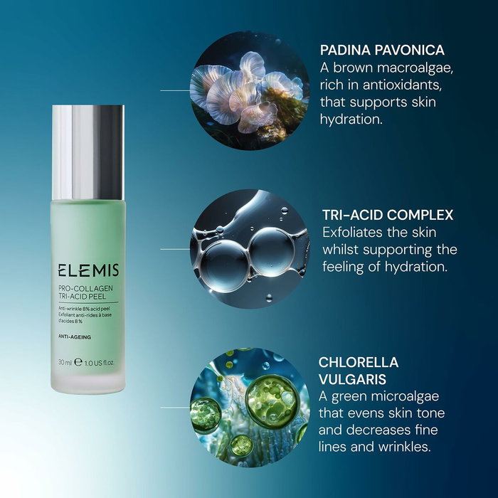 Elemis Peeling tri-acide PRO-COLLAGÈNE Rajeunissant & Éclat du teint 30 ml