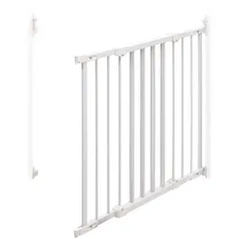 Webaby Barrière de sécurité extensible NONO - Blanc - Pour portes 72 à 108 cm - Ouverture portillon pratique - Enfant moins de 24 mois