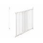 Webaby Barrière de sécurité NONO Blanc 72-108 cm