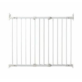 Webaby Barrière de sécurité NONO Blanc 72-108 cm