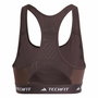 Soutien-gorge de Sport Adidas Techfit Medium Marron