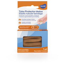 Senti2 Tube de Protection pour Doigts en Gel Apaisant et Protecteur Lavable Ajustable 1 u