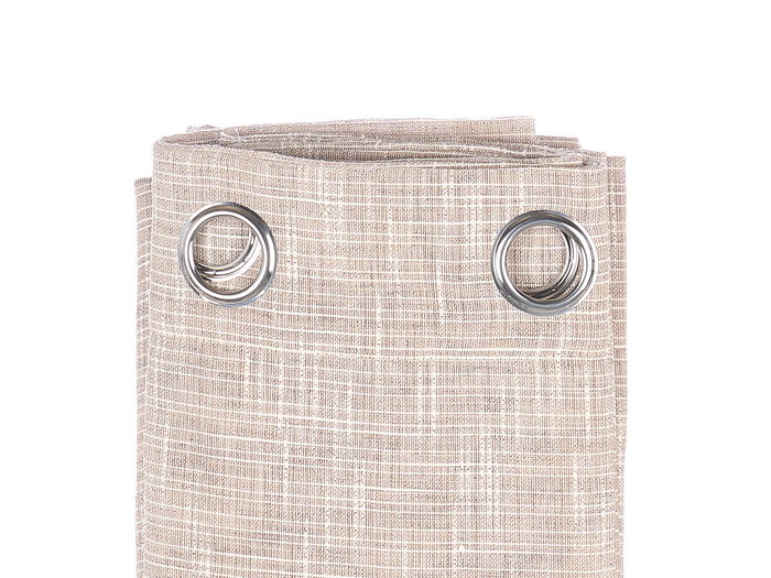 Giftdecor Rideau Marron à Rayures 24x5x36 cm Tissu 100% Polyester (Set de 6)