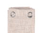 Giftdecor Rideau Marron à Rayures 24x5x36 cm Tissu 100% Polyester (Set de 6)