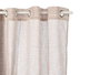 Giftdecor Rideau Marron à Rayures 24x5x36 cm Tissu 100% Polyester (Set de 6)