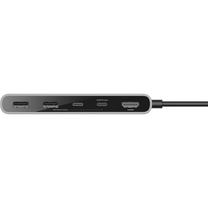 Belkin CONNECT Hub USB-C 7-en-1 avec deux ports USB-C, AVC023hqSGY
