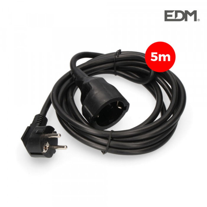 Rallonge de tuyau 3x1.5 T/Tl 5 mètres noire [E3-23214]