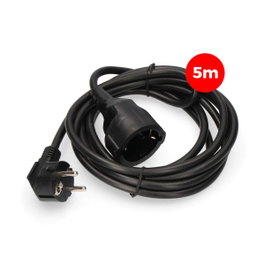 EDM Product Câble de Rallonge EDM 23214 Noir 5 m
