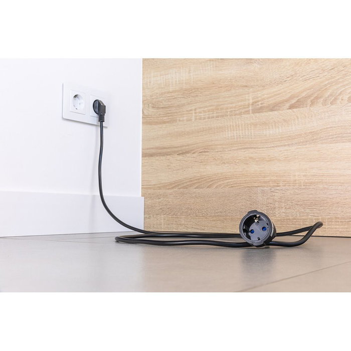 EDM Product Câble de Rallonge EDM 23214 Noir 5 m EDM Product Câble de Rallonge EDM 23214 Noir 5 m